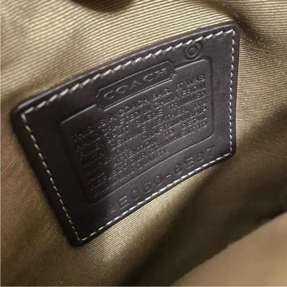 Coach Brown Suede Crossbody - Picture 3 of 6